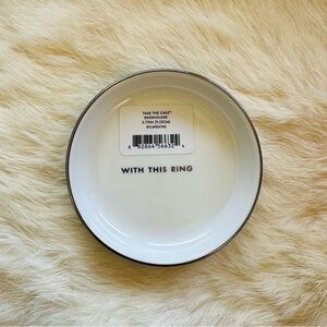 Kate Spade White/Blue Lenox “Take the Cake” Ring Holder/Dish